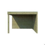 Abri de jardin traité 300 x 300 cm qube abri avec extension 294 x 300 cm et plancher Abri de jardin traité 300 x 300 cm qube abri avec extension 294 x 300 cm et plancher