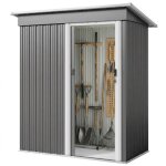 Abri de jardin - bealife - m�tal - acier galvanis� - 116 ? - cadena - porte coulissante - monopente - ...