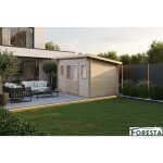 Abri de jardin en bois 4x4m �paisseur 42mm