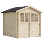 Abri de jardin en bois beaumont - 4. 48 m� - 223 x 201 cm - 28 mm