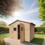 Abri de jardin bois eden 3x4m