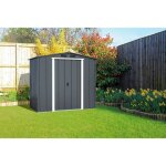 Abri de jardin - m�tal - duramax - 247 m� - 033 mm - anthracite - dueco64pr