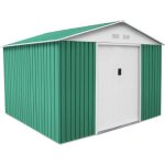 Abri de jardin en m�tal gardiun bristol 774 m� - vert