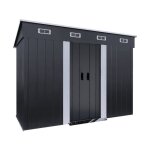 Abri de jardin m�tal monopente denver - 328 m� - gris