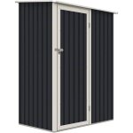 Abris de jardin mtal vega ii - 1. 35 m - gris