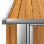 En soldes - abri de jardin - mobilier de jardin hangar de stockage1805x97x2095 cm acier galvanis� aspect ...