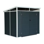 Abri de jardin en plastique, structure en aluminium 4, 55m artois