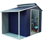 Abri jardin range bûches métal gardiun nottingham 378 m² - gris anthracite Abri jardin range bûches métal gardiun nottingham 378 m² - gris anthracite