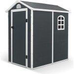 Abri de jardin en rsine pour extrieur gardiun new marena 257m 190x132x203 cm fentre latrale et arations ...