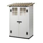 Abri de jardin en résine gardiun tuscany evo 100 132 m² 95x139x201 cm 2 portes Abri de jardin en résine gardiun tuscany evo 100 132 m² 95x139x201 cm 2 portes