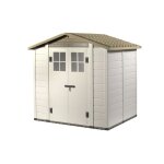 Abri r�sine de 603 m2 toit double pente d�paisseur 22 mm evo240 habrita foresta