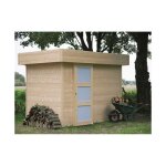 Abri de jardin - solid - oslo - bois massif - 301x201cm - 28mm d�paisseur