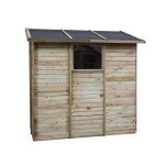 Abri de rangement adoss� en bois 263 m� elisa