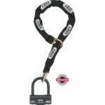 Abus antivol moto u58 homologu� sra + chaine120cmloop