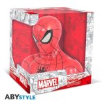 Tirelire - abystyle - spider - man - vinyle pvc - hauteur 16 cm - enfant mixte