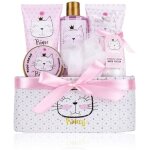 Accentra coffret cadeau princess kitty pour filles coffret cocooning avec un doux parfum de fraise et ...