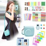 Accessoires pour appareil photo - fujifilm - instax mini 8 / 8 + / 9 - 10 en 1 - bleu - housse et album ...
