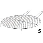 Accessoire pour brasero - brasero - grille brasero coupole - m�tal - � poser - briquettes en c�ramique ...