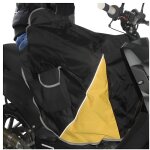 Accessoire casque tablier couvre jambe adx conducteur universel noir interieur velours p2r (motoris�