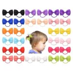 Accessoires de cheveux - 40 pi�ces - noeud papillon - �lastiques � cheveux - pour filles b�b�