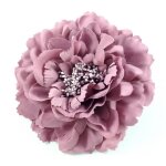 Accessoires cheveux - broche fleur / pince cheveux mariage 11cm - vieux rose Accessoires cheveux - broche fleur / pince cheveux mariage 11cm - vieux rose