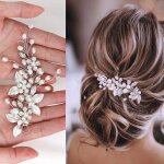Accessoires pour cheveux avec feuille pour mariage - accessoires pour cheveux avec fleurs pour mariage ...