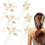Accessoires de cheveux - mariage - 6pcs - pingles en cristal - dor et cristal - lgance et charme