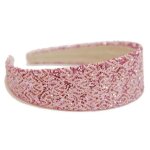 Accessoires cheveux - serre t�te / headband large paillette - rose