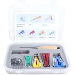Accessoires de couture outil de kit de pointe de fabricant de ruban de reliure de biais de tissu pour ... Accessoires de couture outil de kit de pointe de fabricant de ruban de reliure de biais de tissu pour ...