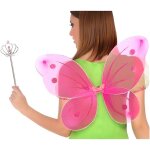 Accessoire de d�guisement - ailes papillon - �co - responsable - fuchsia - pour enfants � partir de 3 ...