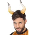 Accessoire de d�guisement - atosa - serre - t�te corne de taureau - noir - jaune - blanc