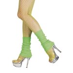 Accessoire dguisement - jambires vert fluo femme