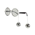Accessoire - lunettes disco adulte argent