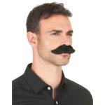 Accessoire - elite - moustache adhsive noire adulte