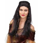 Accessoire - perruque noire � tresses femme