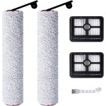 Accessoires pour dreame h12 pro ultra / h13 pro aspirateur eau et poussi�re 2 rouleaux de brosse + 2 ...