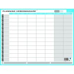 Accessoires pour enfant - planning effa�able rigide - annuel hebdomadaire et perp�tuel - recto verso ...