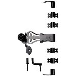 Accessoires despagnolette - torbel - provence - crochets courbes - noir - livr�e sans tringle