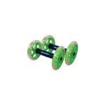 Accessoire de fitness - schildkrot fitness - dual core wheels - blanc et vert - pour adulte