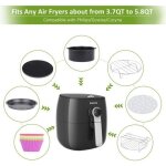 Accessoires pour friteuses  air accessoires de friteuse  air xl de 8 pour airfryer gowise cozyna et ...