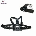 Accessoires pour gopro sangle de t�te harnais de poitrine monture gopro hero 9 8 7 6 5 3 + sj4000 sjcam ...