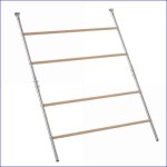 Accessoire pour poulaillers - perche pour poules spacieuse et robuste - gris