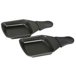 Accessoires pour raclette - tefal xa400202 - 2 coupelles carres - revtement anti - adhsif