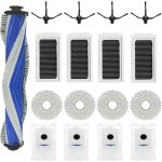 Accessoires de rechange pour ecovacs aspirateur robot deebot x5 omni / x5 pro 1 brosse principale 4 hepa ...