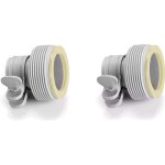 Accessoire serre jardin intex 26061 lot de 2 adaptateurs type b pour pompes de piscine serre - joints ...