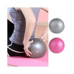 Lot de 2 ballons de yoga et fitness taille 25 cm rose et gris ? convient aux enfants et aux adultes ? ...