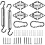 Accessoire de store - accessoire de store banne kit de fixation pour voile dombragekit de montage complet ... Accessoire de store - accessoire de store banne kit de fixation pour voile dombragekit de montage complet ...