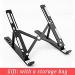 Accessoires tablettessupport pliable en alliage daluminium pour ordinateur portablebase de refroidissement ...