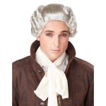 Accessoire de t�te pour d�guisement - perruque grise noble baroque homme