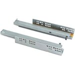 Accessoire pour tiroir - emuca - coulisses invisibles � roulettes 400mm - sortie totale - fermeture amortie ...